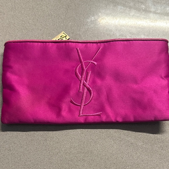 Yves Saint Laurent Fuchsia Cosmetic Bag - Picture 1 of 4